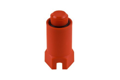 Заглушка длинная MVI 1/2 красная, TZK.561.04
