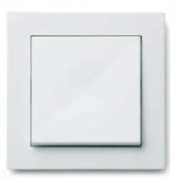 Выключатель 1-клавишный, цвет белый глянцевый, серия G-Classic, JASMART Electric