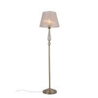 Evoluce SL185.305.01 Светильник напольный Бронза, Прозрачный/Бежевый, Бронза E14 1*40W