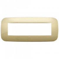 19687.27 - Vimar Накладка ROUND на 7 модулей золото