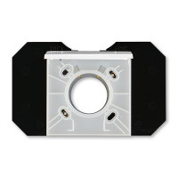 5530H-C67107 01 - Розетка ABB Levit для централизованных систем пылеудаления белый / ледяной - 2CHH506717C4001