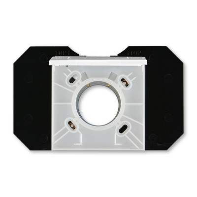 5530H-C67107 01 - Розетка ABB Levit для централизованных систем пылеудаления белый / ледяной - 2CHH506717C4001