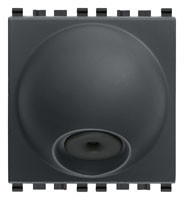 Vimar Модуль для вывода кабеля с зажимами серый, 20046