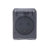 ATN544045 - ATLASDESIGN PROFI IP54 О/У РОЗЕТКА с заземлением со шторками, 16А, АНТРАЦИТ, Systeme Electric ATN544045 - ATLASDESIGN PROFI IP54 О/У РОЗЕТКА с заземлением со шторками, 16А, АНТРАЦИТ, Systeme Electric