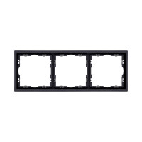 Рамка 3-постовая, черный матовый Kollinger Eclipse EC3BK