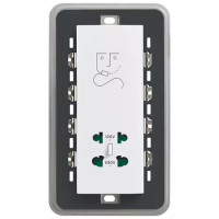 Vimar Розетка для бритвы вертикальная 230В, белая, 20291.B