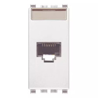 Vimar Розетка RJ45 NETSAFE CAT6 UTP, белая, 20339.13.B