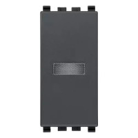 Vimar Индикатор световой с белым диффузором серый, 20386.B