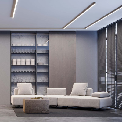 Профиль SL-LINE-3638-LW-2000 ANOD OLIVE GREY (Arlight, Алюминий), 038432