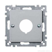 SM Накладка с отверстием ? 22,5 мм для разл. приборов, винт. крепл., алюм. SM Накладка с отверстием ? 22,5 мм для разл. приборов, винт. крепл., алюм.