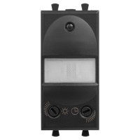 4412141 - ДКС Датчик движения модульный, "Avanti", "Черный матовый", 1 модуль