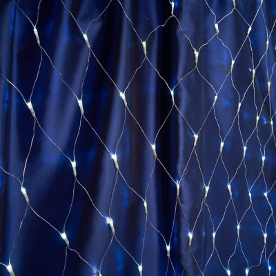 Гирлянда 230V 160 LED 1,5х1,5м, 5000К, IP 20, шнур 1,5м , CL70, Feron 32356