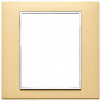 Vimar Накладка Eikon Evo на 8 модулей, сатинированное золото, 21668.10