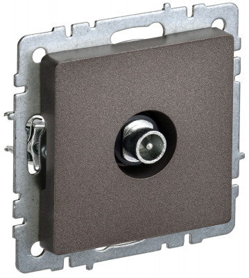 BRITE Роз. TV проходная РТВ10-0-БрТБ бр. IEK, BR-A10-P-K45