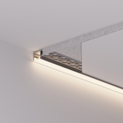 Профиль FANTOM-W12-EDGE-2000 ANOD (Arlight, Алюминий), 040329