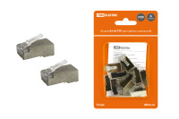 Разъем RJ-45 FTP для кабеля кат. 6, 8P8C в блистере (10шт) TDM Electric, SQ0561-0007