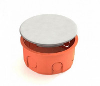 Chint Коробка распаячная для скрытого монтажа в кирпичных стенах  D80х40мм (с перфорированным основанием), 8820003