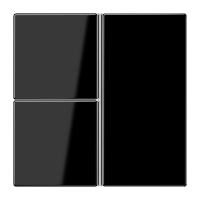 Набор клавиш для сенсорного модуля KNX, тройной, черный, LS403TSASW Набор клавиш для сенсорного модуля KNX, тройной, черный, LS403TSASW