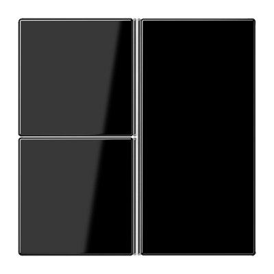 Набор клавиш для сенсорного модуля KNX, тройной, черный, LS403TSASW