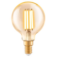 11782 Светодиодная лампа G60, 4W(E14), 2200K, янтарный