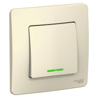 BLANCA С/У 1-клавишный ПЕРЕКЛЮЧАТЕЛЬ (cх.6) с подсв., 10А,250B, МОЛОЧНЫЙ BLANCA С/У 1-клавишный ПЕРЕКЛЮЧАТЕЛЬ (cх.6) с подсв., 10А,250B, МОЛОЧНЫЙ