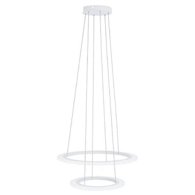 39273 Светодиод. подвес PENAFORTE с димм., 42,5W(LED), ?600, H1500, алюминий, белый/акрил, белый