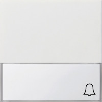 0679112 Gira Клавиша с полем для надписи 37*47 мм и символом "звонок"