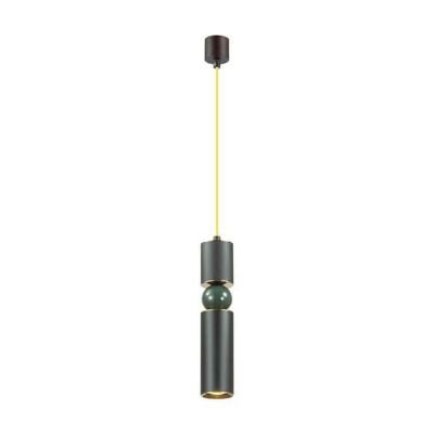 4075/5L L-VISION ODL19 313 черный/золото/зеленый Подвес GU10 1*5W SAKRA