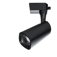 Arte Lamp BARUT, Трековый светильник, цвет арматуры - черный, цвет плафона/декора - ЧЕРНЫЙ, 18W LED, A4562PL-1BK