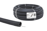 Труба гофр.ПВХ d 16 с зондом (100 м) легкая народная, SQ0401-0301 Труба гофр.ПВХ d 16 с зондом (100 м) легкая народная, SQ0401-0301