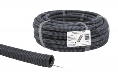 Труба гофр.ПВХ d 16 с зондом (100 м) легкая народная, SQ0401-0301