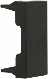 Donel Заглушка 1 мод., черн. матовая  (22.5х45мм), DF10ANM