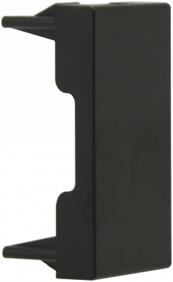 Donel Заглушка 1 мод., черн. матовая  (22.5х45мм), DF10ANM