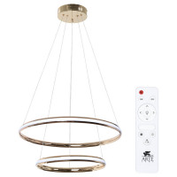 Arte Lamp MERIDIANA, Светильник подвесной, цвет арматуры - золото, цвет плафона/декора - белый, 1x70W LED, A2198SP-2GO