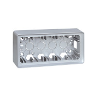 Simon Коробка наружной установки на  3 поста,  алюминий , 82 Detail, 8200770-093