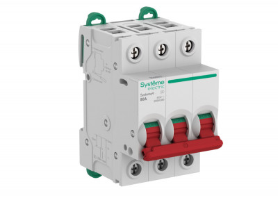 Systeme9 Выключатель нагрузки (ВН) 3P 80A 400В, Systeme Electric, S9S40380