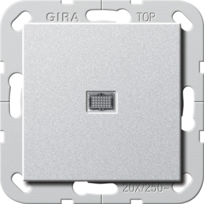 283426 Gira Выключатель двухполюсный "Британский стандарт" с подсветкой 20А
