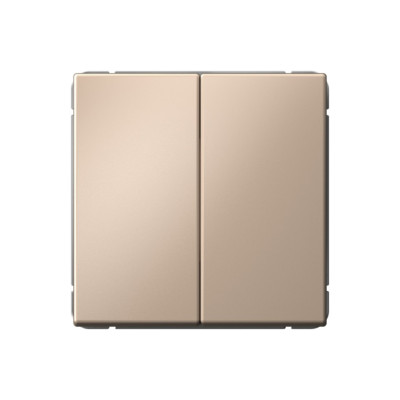 GAL001217 - ARTGALLERY 2-клавишный ВЫКЛЮЧАТЕЛЬ КНОПОЧНЫЙ, сх.2, 10А, механизм, ПЕСОЧНЫЙ, Systeme Electric