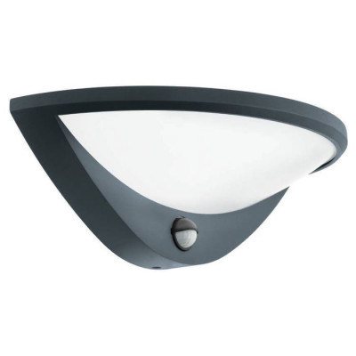 97312 Уличный светодиодный настенный светильник BELCREDA с датч. дв-я, 9,3W(LED) L330, H125, A165, л