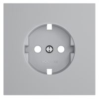 Накладка для розетки с заземлением, S70 (серый), VLS000616