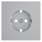 Накладка для розетки с заземлением, S70 (серый), VLS000616