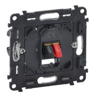 Legrand Valena IN'MATIC. Аудиорозетка с пружинными зажимами.Одиночная., 753072 Legrand Valena IN'MATIC. Аудиорозетка с пружинными зажимами.Одиночная., 753072