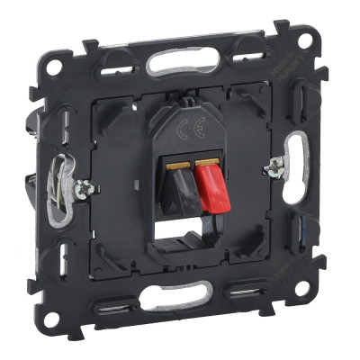 Legrand Valena IN'MATIC. Аудиорозетка с пружинными зажимами.Одиночная., 753072