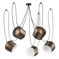 Lightstar 727253 (MD2042-5B ) Люстра OMEGA 5х40W E27 BROWN ALU (в комплекте)