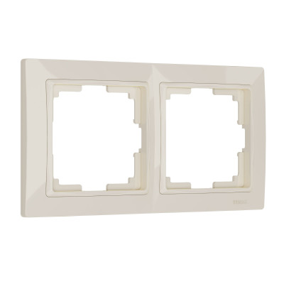 Werkel W0022003/ Рамка на 2 поста Snabb basic (слоновая кость), a051307