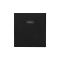 Выключатель STRONG 1 кл перекрестный (переключатель) с подсветкой 10А с/у антрацит KRANZ, KR-78-0718-5