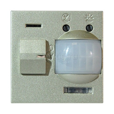 N2241 CV - Датчик движения инфракрасный пассивный, 2-модульный, серия Zenit, цвет шампань - 2CLA224100N1901