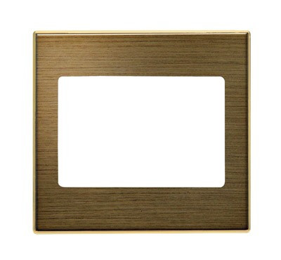 8557.1 OE - Накладка для механизма аудиоразъёма/коннектора, серия SKY, цвет античная латунь - 2CLA855710A1201