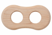 Bironi Рамка 2-х постовая для скрытого монтажа (дерево, Натурэль), BF8-620-10