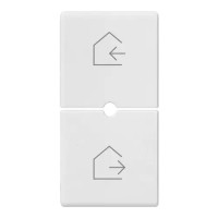 Vimar Две  клавиши 1 модуль,  символы сценария, белые, 14755.6